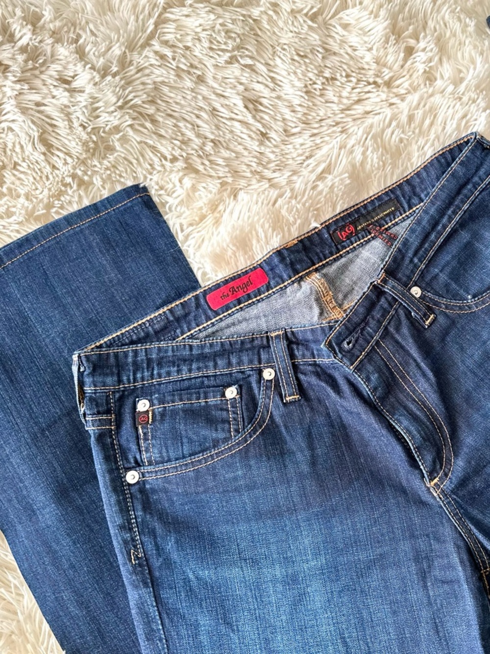 Ag Adriano Goldschmied Bootcut 31R Dark Wash Jeans